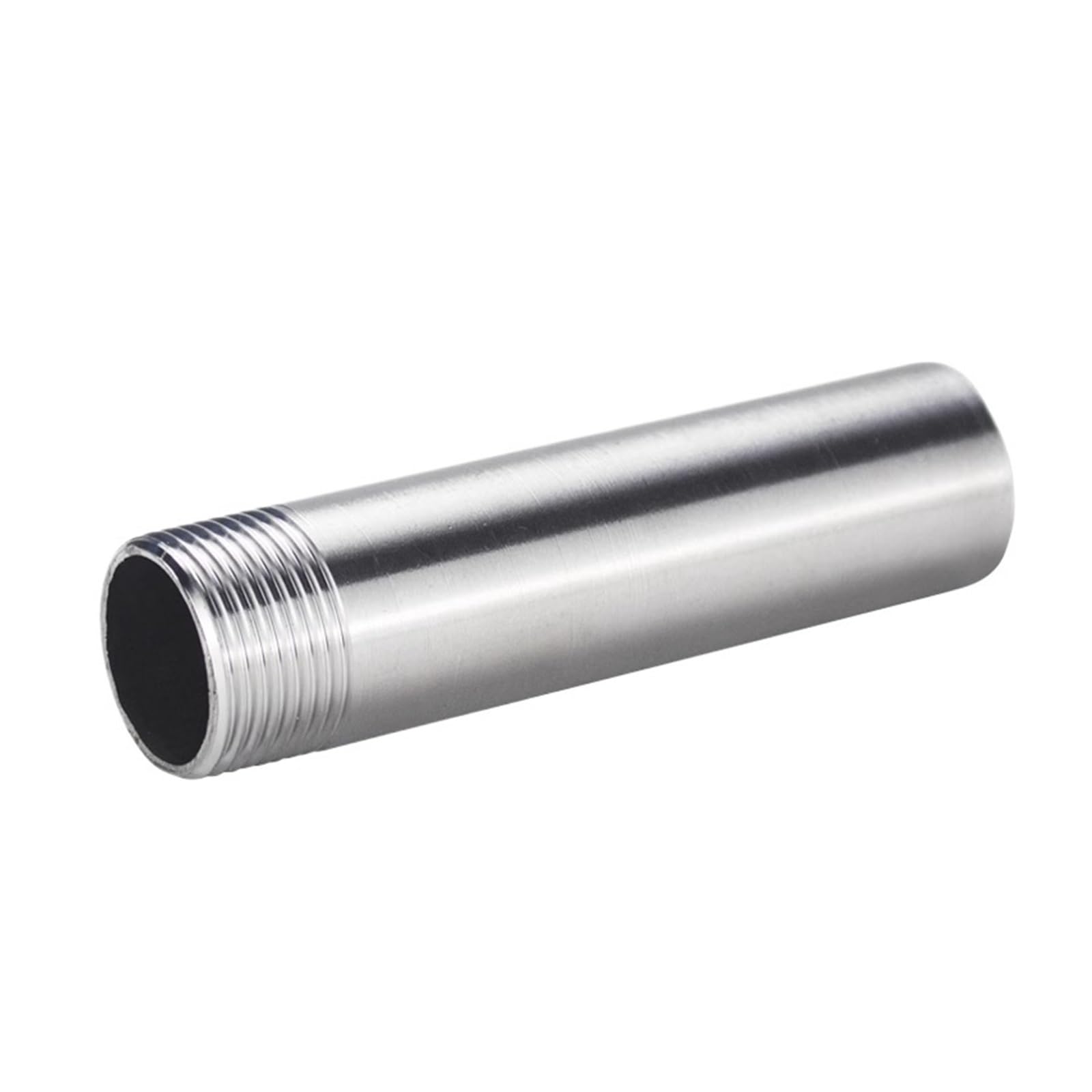 Zgposqkzsc Men's One Color Length 100Mm To 1" Bsp Thread 304 Stainless Steel Nipple Pipe Fitting Connector