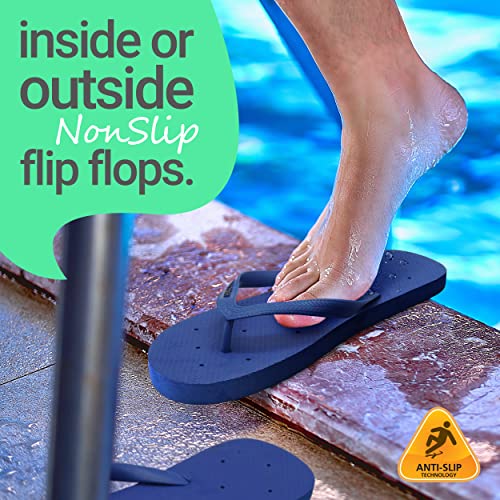 Image of Shower Shoez Men's Non-Slip Gym Pool Dorm Water Sandals Flip Flops