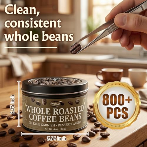 4oz Whole Coffee Beans Garnish