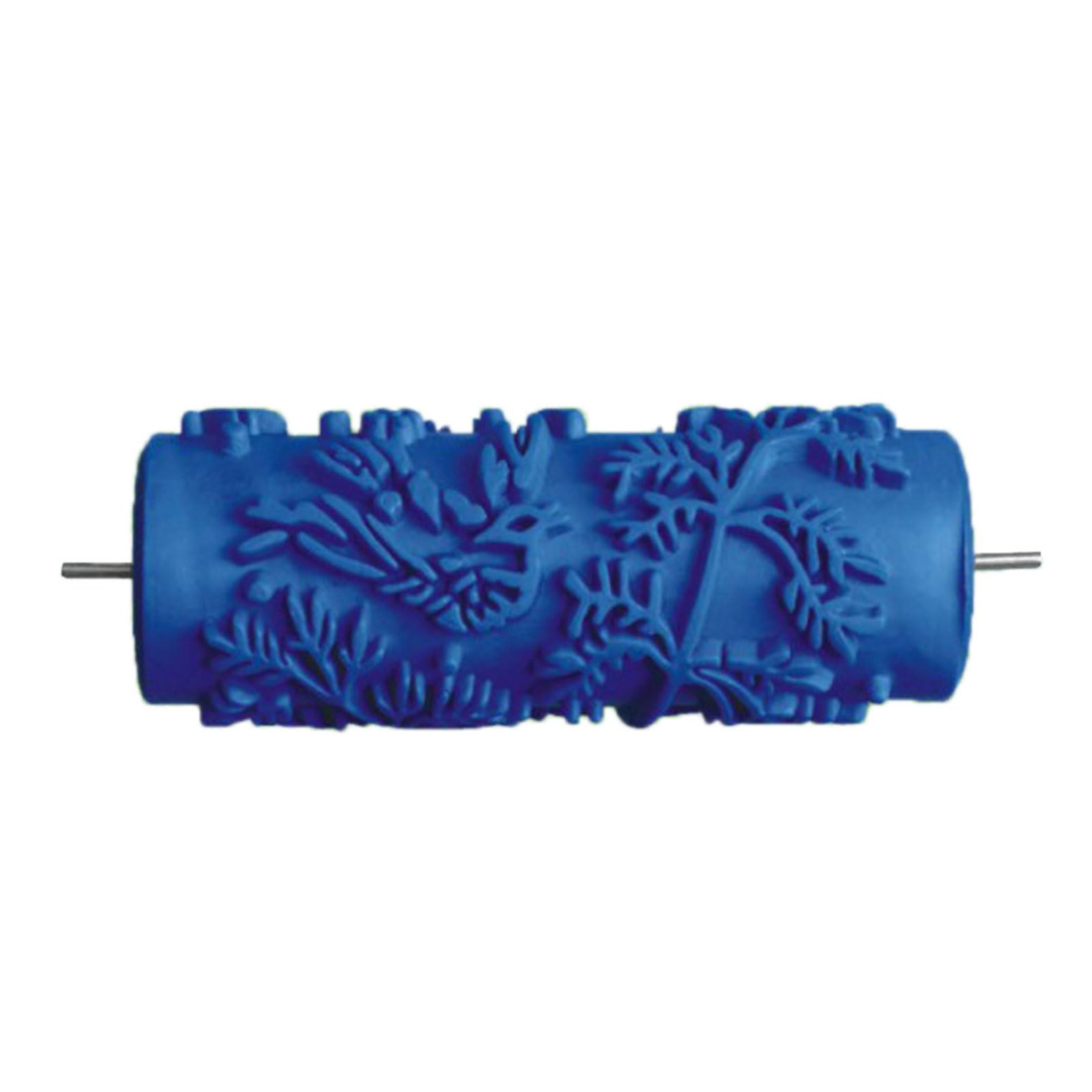 Zxfdsfdbnm 5Inch Rubber Patterned Paint Roller For Art Texture Metal And Glitters Paint Smooth Application On Wall And Furniture Rubber Roller