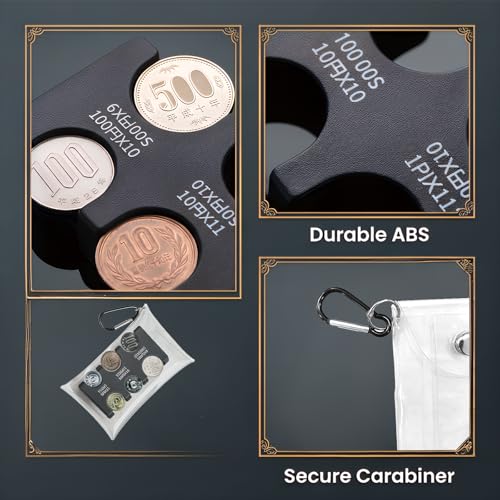 Organizador para monedas yen japonés con 6 ranuras miniatura 4