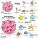 Mini Sea Creatures Summer Beach Candy Silicone Mold for Sugarcraft Cake Decoration, Fondant Cupcake Topper, UV Resin Epoxy Jewelry Casting, Polymer Clay Crafting Projects 30-cavity Pack of 7