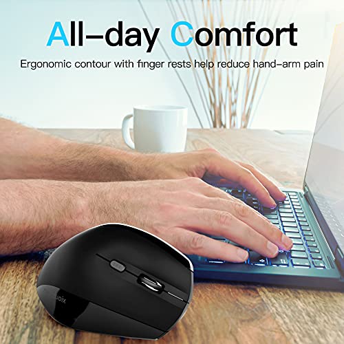 Memzuoix-Wireless-Ergonomic-Mouse-Upgraded-24G-Optical-Cordless-Mice-with-800-1200-1600-DPI-Vertical-Computer-Wireless-Mouse-for-Laptop-Mac-PC-Desktop-for-Right-Hand-Large-Black