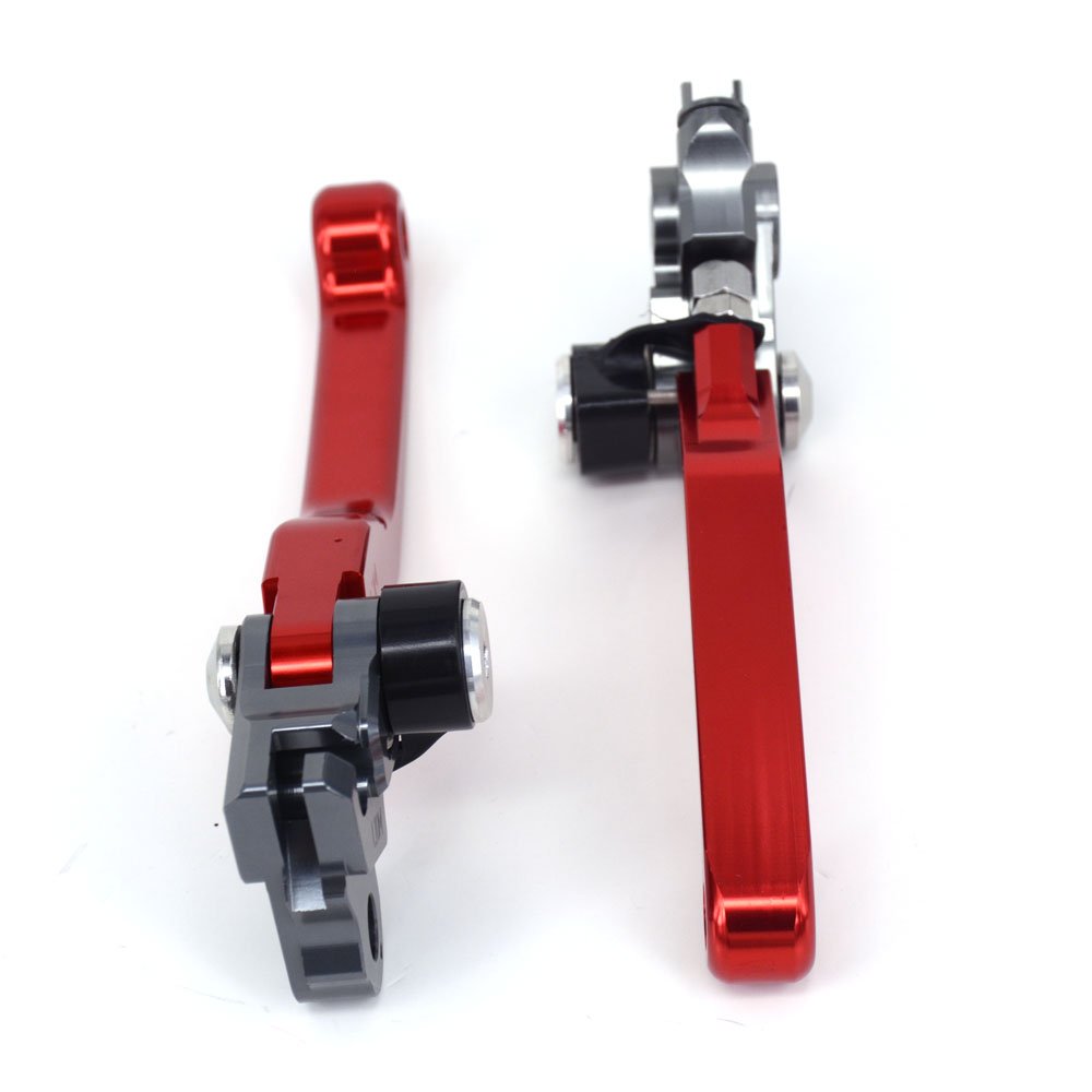 Indie Performance Quick Adjust FLEX Clutch & Brake Lever Set – Honda CRF250R/450R (2009-2021) Red