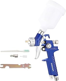General Purpose Mini HVLP Spray Guns Auto Car Detail Paint Sprayer Spot Repair with 1.0mm Nozzle 125CC