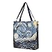 Signare Tapestry Women Bags inspired by Vincent van Gogh, Starring Night (GUSS-ART-VG-STAR)