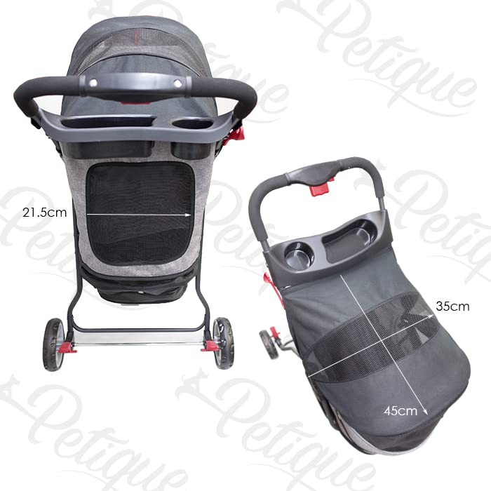 Amazon.co.jp: Petique ペティーク ストローラー Glacier グラシア 犬