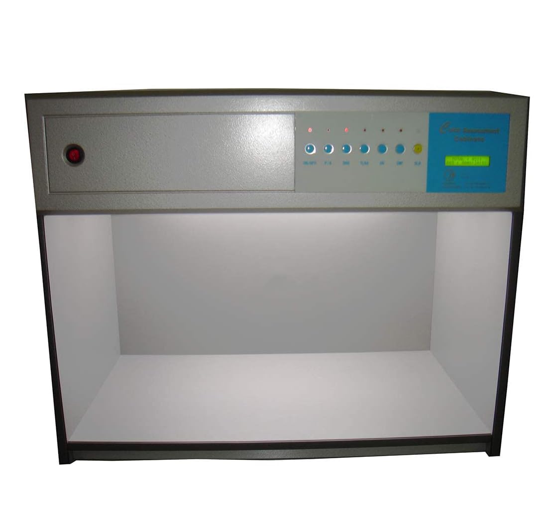 YFYIQI Color Matching Box Assessment Cabinet with 5 Light Sources D65 TL84 F UV CWF Used in Color Difference Testing Industries