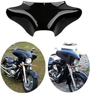 TCT-MT Front Outer Batwing Fairing Fit for Harley Touring Softail Dyna Road King 1994-2016 Fat Boy Yamaha V Star 650 1100 Classic Suzuki VL800K1 Volusia C50/C50T ABS Black