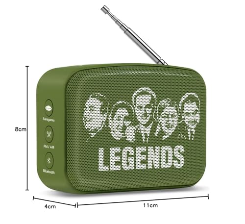 Saregama Carvaan Mini Hindi 2.0- Music Player with Bluetooth/FM/AM/AUX (Sapphire Green) 7