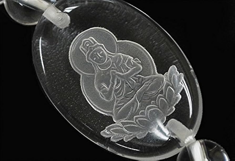 Amazon｜【干支守り本尊ブレス】水晶十二支八体仏プレート付き