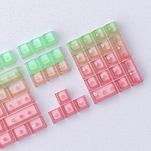 Teclas para teclados mecánicos resistentes al desgaste con kit completo de accesorios 7