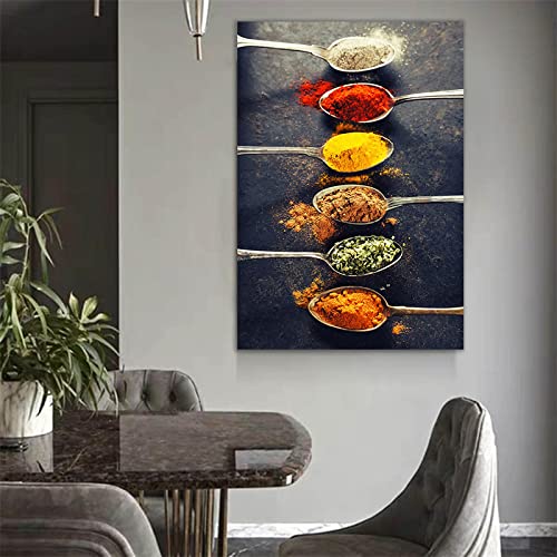 Wall art posters de cocina en lienzo grande para decorar paredes vacías sin recargar el espacio