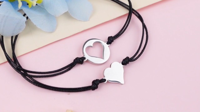 VU100 Madre Figlia Bracciale Madre Figlia Regalo per la festa della mamma Regalo per una ragazza Donna