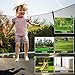 Giantex 8Ft Trampoline, ASTM Approved Outdoor Trampoline w/Safety Enclosure Net, Zipper, Rust-Resistant Poles, Recreational Trampoline for Adults, Kids