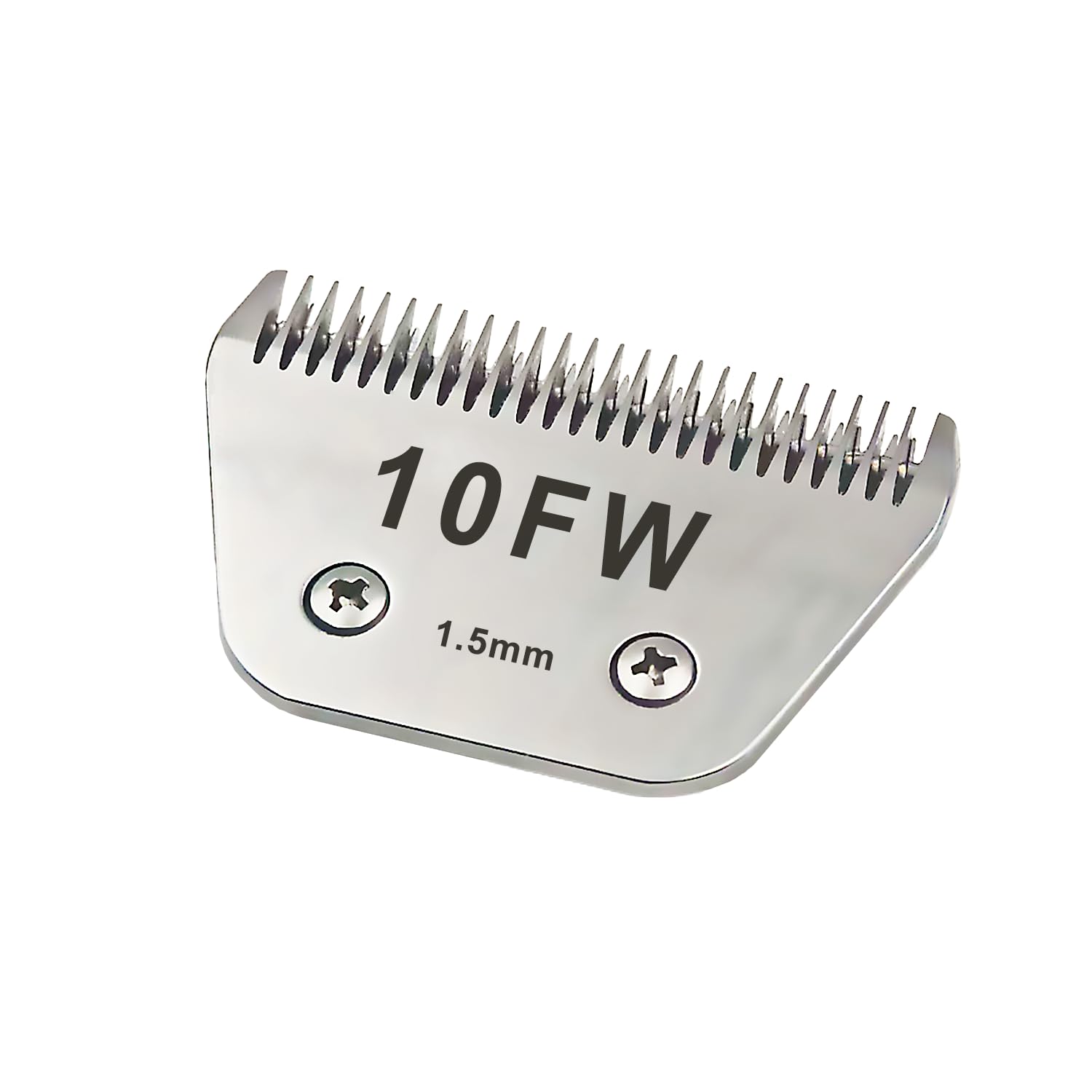 TRAH Cuchillas de aseo desmontables para mascotas de 10 FW, hoja ancha compatible con cortadoras de perros Andis, la mayoría de cortadoras de la serie A5, KM, hoja de cerámica desmontable, tamaño