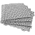12 Pack 12" x 12" Interlocking Rubber Bathroom Flooring Tiles Non-Slip Splicing Waterproof Mat Modular Interlocking Cushion Mat for Drain, Deck, Pool, Patio, Balcony, Shower, Kitchen, Yard (Gray)