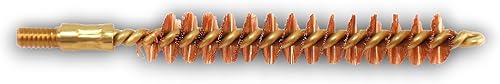 Miniatura 6 de Pro-Shot Rifle Bore Brushes: Rifle-Length Bronze Bristle, Brass Core Benchrest Brushes – Caliber-Specific Fit, American Standard Threads, Made in