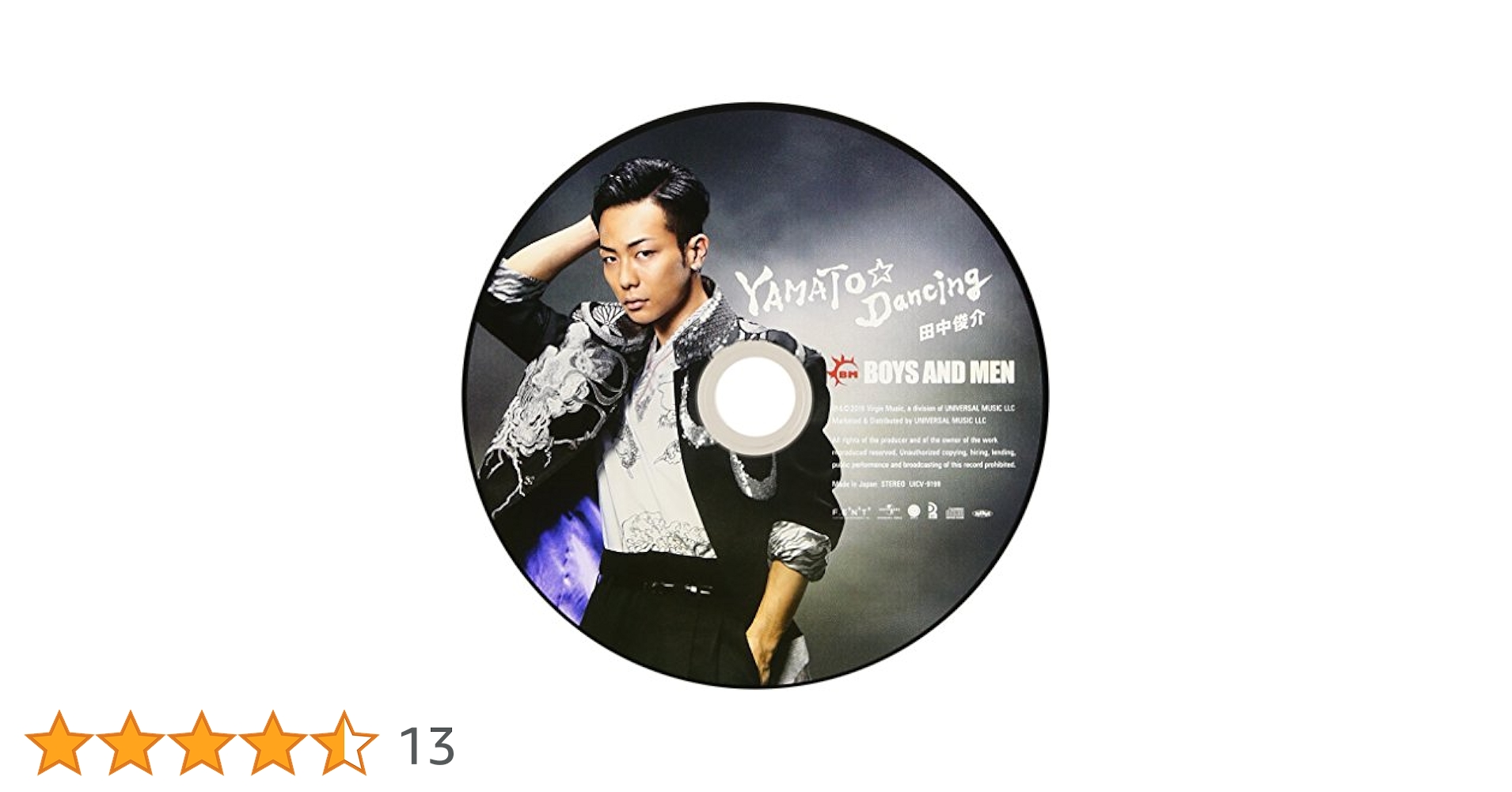 Amazon.co.jp: YAMATO☆Dancing(ピクチャーレーベル盤 田中俊介