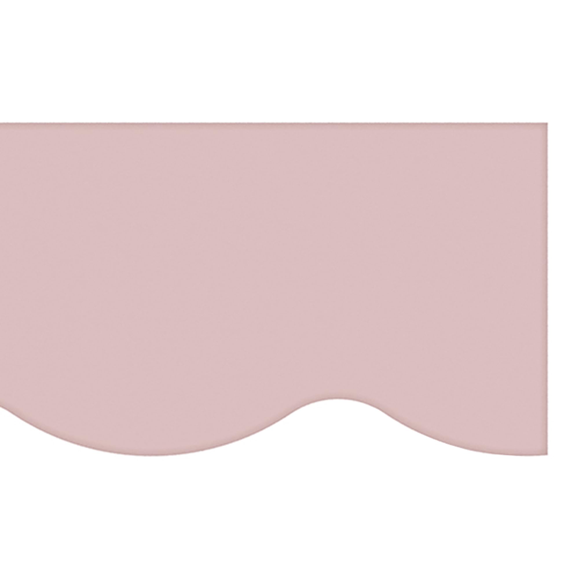 [en.casa] Set de 2 Estantes Flotantes Infantil Vestnes Baldas de Pared con Borde Elevado y Ondulado Librería Dormitorio para Niños Habitación Infantil 80 x 17 x 4 cm Rosa - Algodón de azúcar