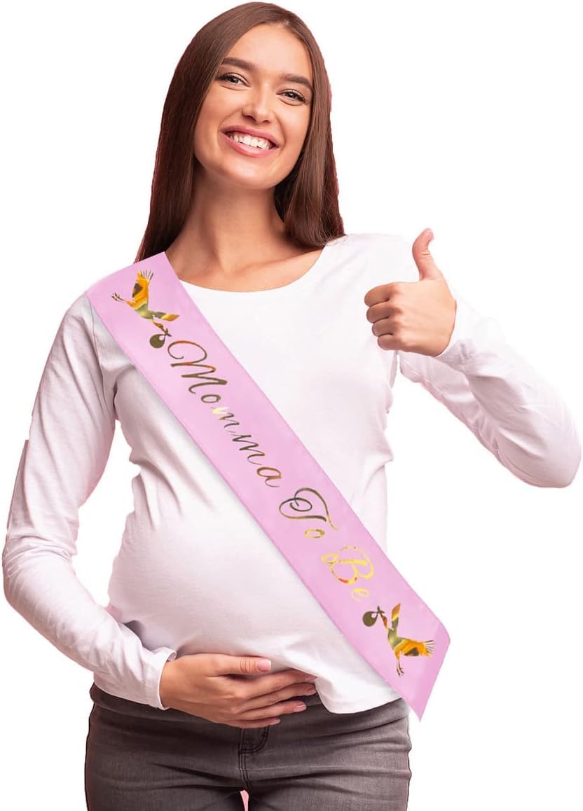 2 pezzi fascia per baby shower, fascia per baby shower, fascia per mamma, fascia per papà, tracolla per genitori in attesa, set fascia per baby shower per la celebrazione della festa del