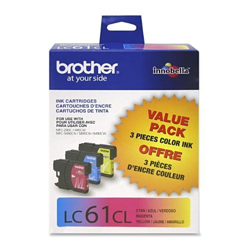 BrotherMFC-J615W 3-Color Ink Combo Pack (OEM)
