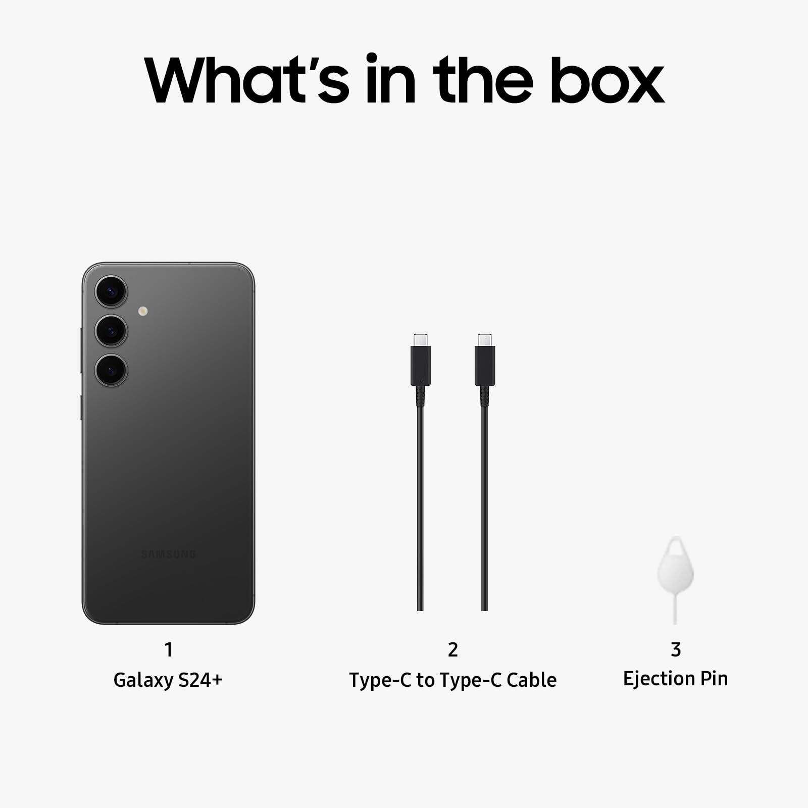 Samsung Galaxy S24+ 5G - Onyx Black 256GB, AI Enabled, 120