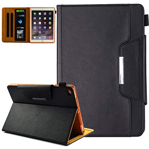 iPad Mini Case, iPad Mini 2/3 Case, iPad Mini 4 Case, iPad Mini 5 Case,JZCreater Folio Stand Wallet Case with Auto Sleep/Wake for Apple iPad Mini 1/2/3/4/5ï¼Œ Black