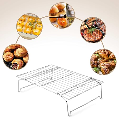 HaWare Cooling Rack, 5-Tier Stainless Steel Stackable Baking Cooking Racks by HaWare - Used condition - Image 7