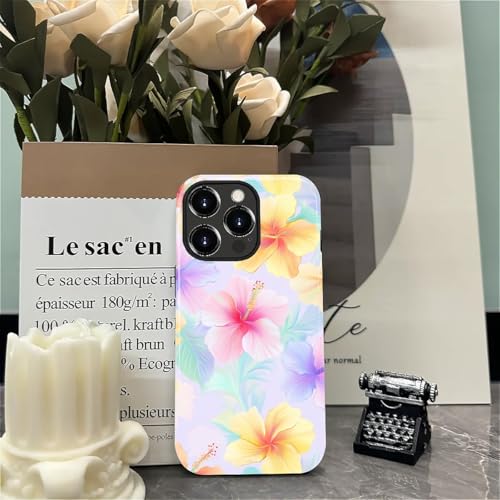 Coque iPhone 14 Pro antichoc et anti-rayures à motif fleuri