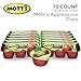 Mott's No Sugar Added Strawberry Applesauce, 3.9 Oz Cups, 72 Count (12 Packs Of 6), Good Source Of Vitamin C, No Artificial Flavors