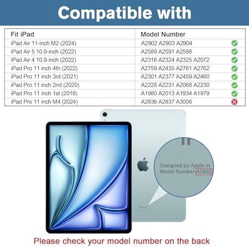 ProCase Rugged Case for iPad Air 11 inch (M2) 2024/ Air 5th / 4th Gen 10.9 ProCase Rugged Case for iPad Air 11 inch (M2) 2024/ Air 5th / 4th Gen 10.9