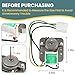 Upgraded 297309000 297250000 Refrigerators Evaporator Fan Motor - Compatible with Frigi-daire Elec.trolux Cro-sley Refrigerator Replaces 297309000 AP4368950 216934100 216914200 by AMI PARTS