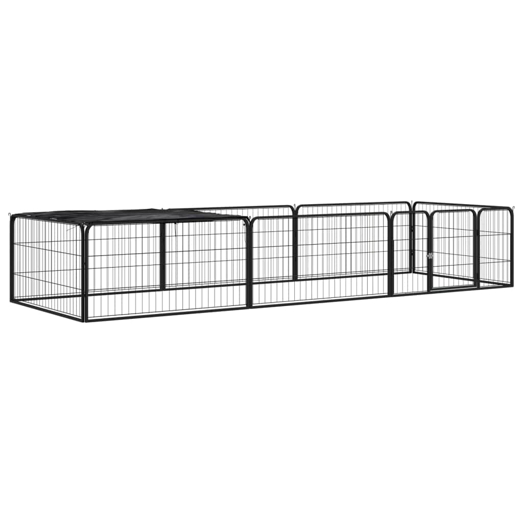 Parc pour chien robuste avec porte pour empêcher les fuites et protéger du soleil