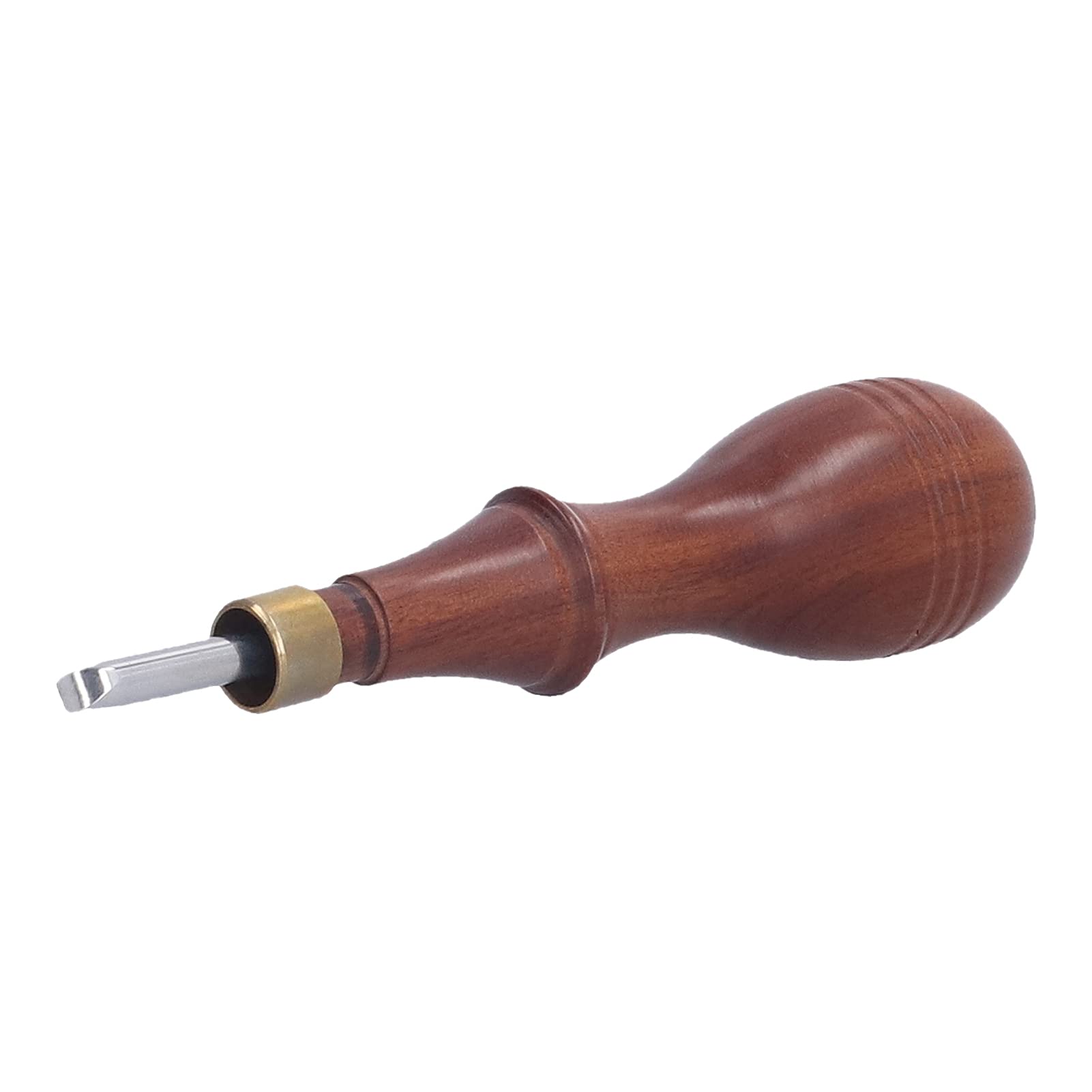 Fafeicy Couteau à Montre à Manche en Bois de Santal, Kit de Réparation de