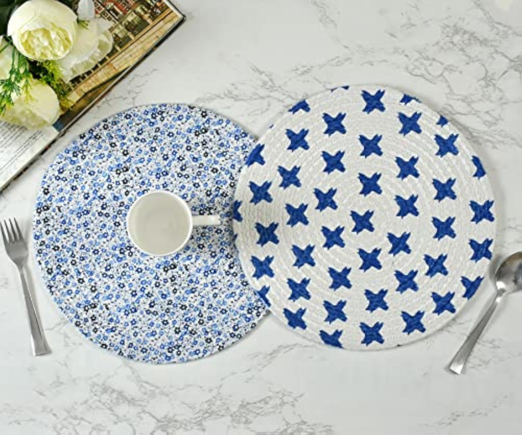 Modern Design Printed Dining Table Placemats/Trivets