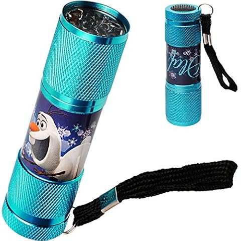 4 Stück Taschenlampen LED - Disney die Eiskönigin - Frozen - aus Metall Cover