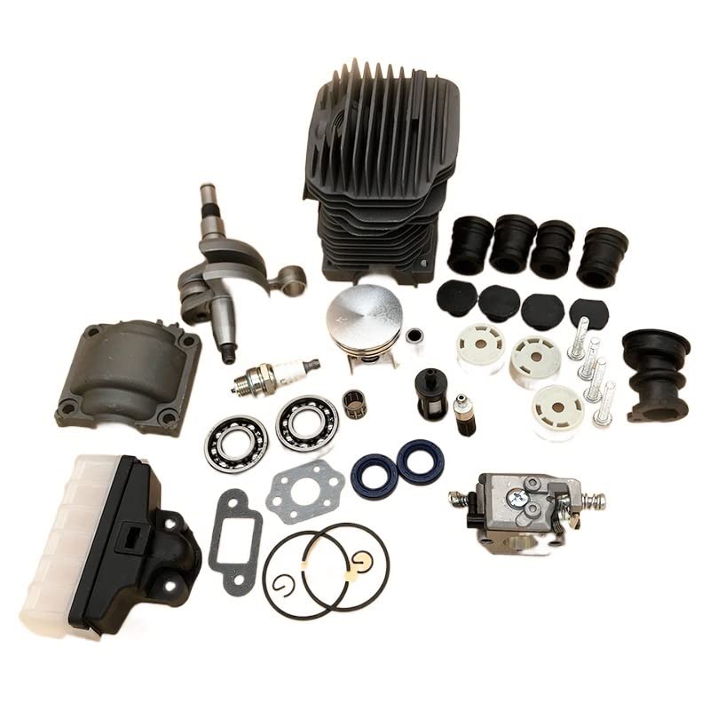 42.5MM części do pił łańcuchowych silnik zespół silnika tłok cylindra gaźnik AV bufor kompatybilny z Stihl MS250 MS230 025 023 MS 250 230 części zamienne