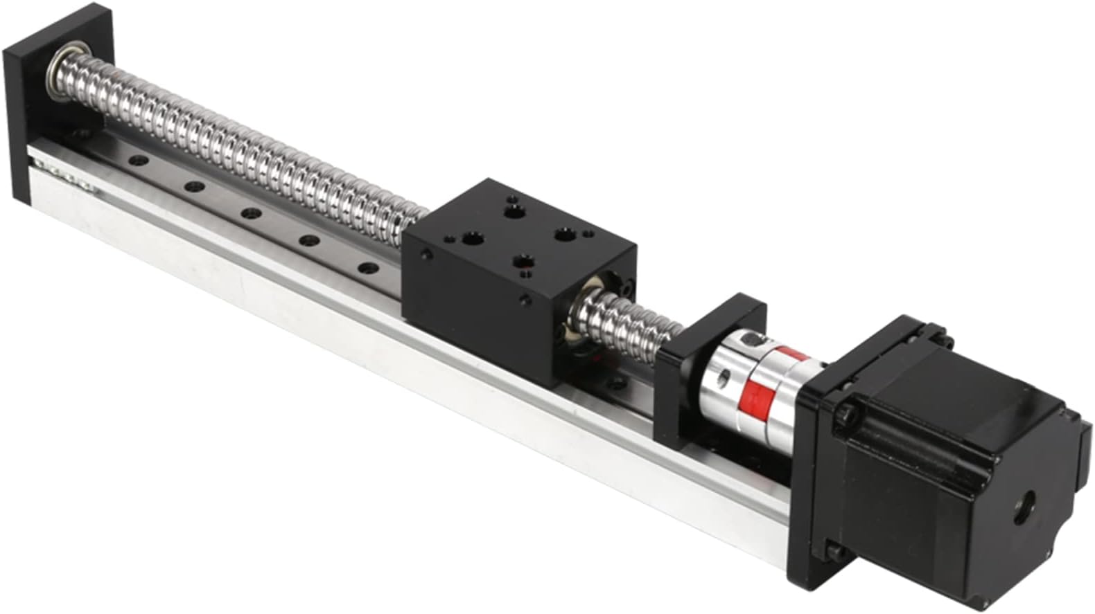 BREAUX Single Track Ball Screw Slide, Linear Rails, CNC Precision Linear Guide Slide Linear Module, Load-bearing Range: Horizontal 30KG, Vertical 15KG (Size : 200mm)