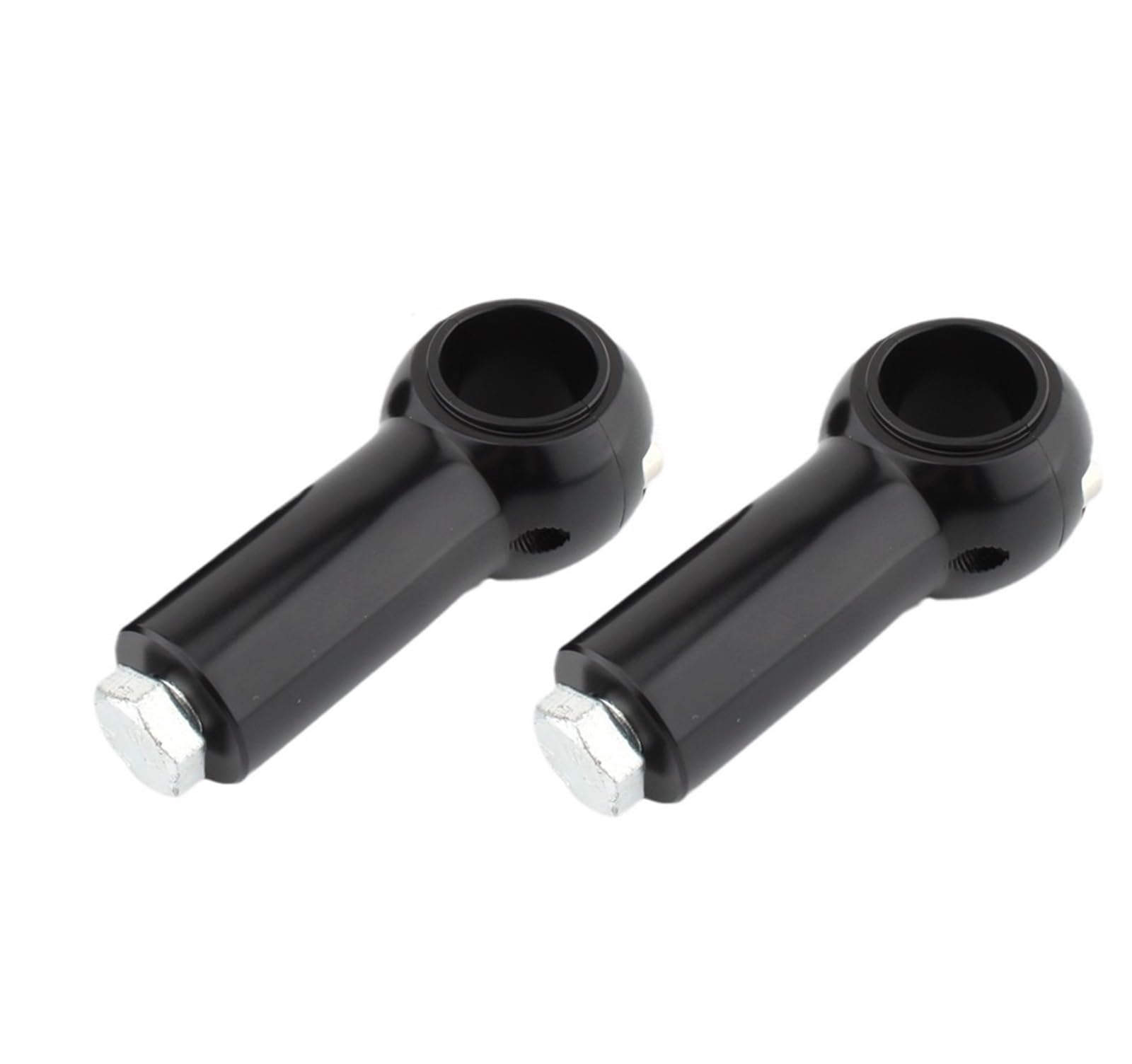 KWEZ 2Inches 3Inches 4Inches 5Inches 25MM Fit FOR Harley Davidson Cruisers Motorcycle Handlebar Clamp Riser(Black 3Inches)