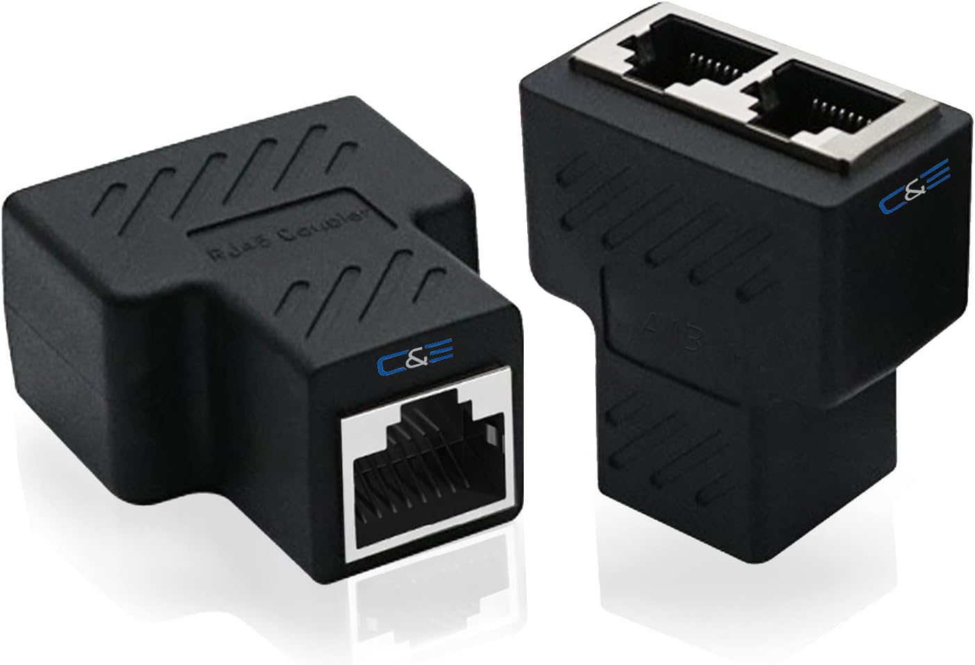 C & E Ethernet Splitter Splitter 1 to 2, RJ45 1 to 2 Ethernet Splitter Coupler Adapter, Ethernet Cable &LAN Internet Splitter for Cat5, Cat5e, Cat6 Cable - 1pcs (B0CJR8B431) Amazon Price History, Amazon Price Tracker