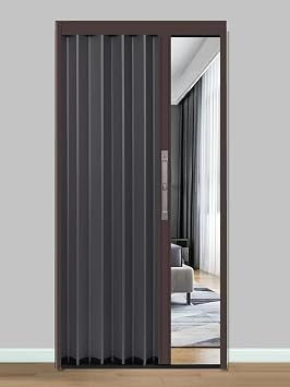 Folding Door Partitions Sliding Closet Doors Accordion Barn Door Bathroom Kitchen Bedroom Privacy Panels48x80in121x203cm