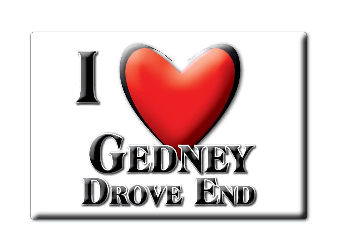 Enjoymagnets GEDNEY DROVE END (ENG) FRIDGE MAGNET ENGLAND ENGLAND SOUVENIR I LOVE GIFT PRESENT