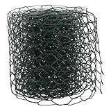 Grande durabilité : le rouleau de grillage vert résiste à la rouille et à l'usure, ce qui le rend idéal pour une utilisation à long terme comme grillage à poules pour le jardin ou comme filet pour volailles. disponible en calibre 22, ce grillage métallique peut également servir de grille pour les compositions