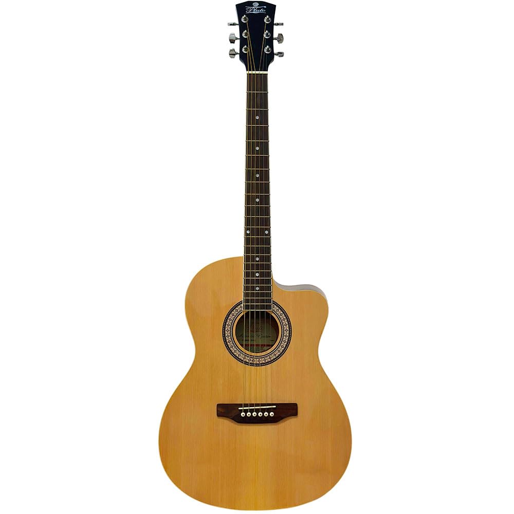 Pluto Acoustic Guitar 201 series Medium with Cutaway PA39C-201 NAT-image-24
