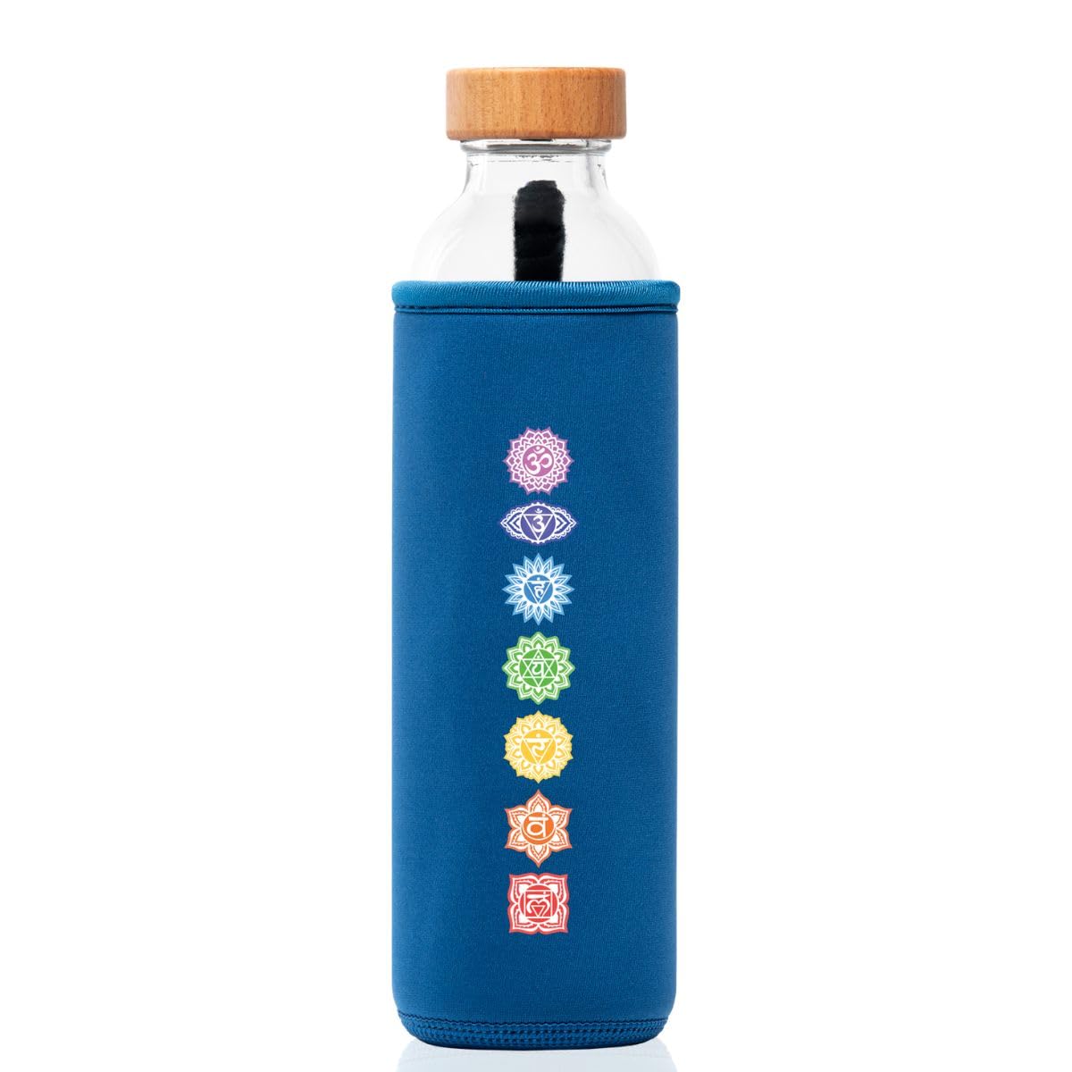 Bottiglia Sport 650ml Yoga Fitness – Tappo A Vite, BPA Free, Traslucida Per Palestra