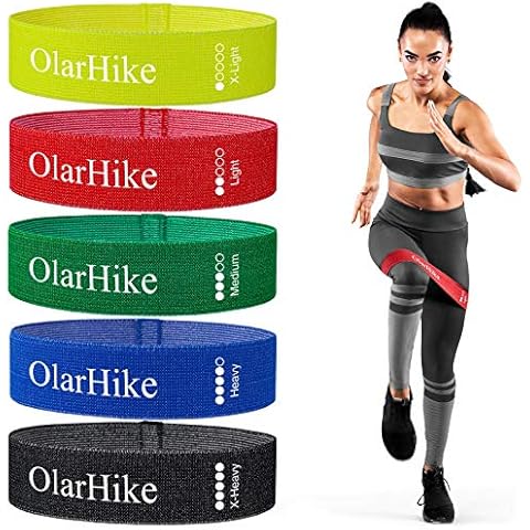 OlarHike Resistance Bands, Resistance Bands Set for Legs and Glutes, Workout Bands and Exercise Bands for Home Workout, Yoga, Pilates, Fitness Cover