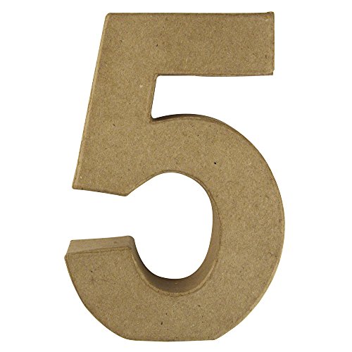 RAYHER 71731000 Pappmachã Number 5 FSC 100% Recycled, 15x10x3 cm