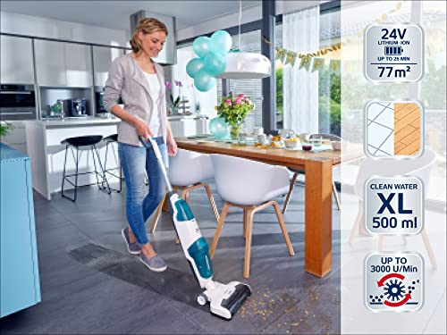 Leifheit Regulus Aqua PowerVac Accu-zuigwisser met krachtige 24 V, draadloze waszuiger met 22 minuten accuduur, stofzuiger met standaardfunctie - Image 4