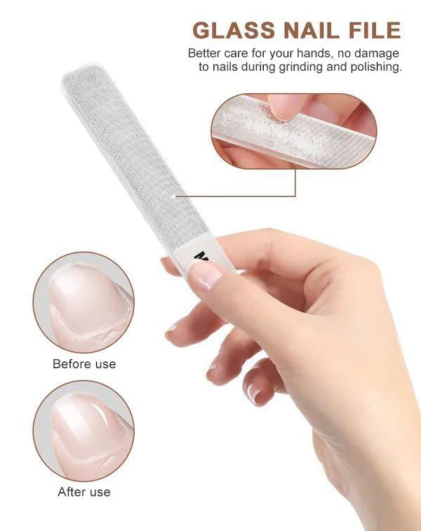Image of 8-in-1 Manicure Kit - Stainless Steel Nail Clipper Set for Men & Women (8 IN 1) (pink)
